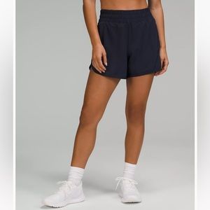 Lululemon Track That High Rise Lined Short 5” | Black | Size 10
